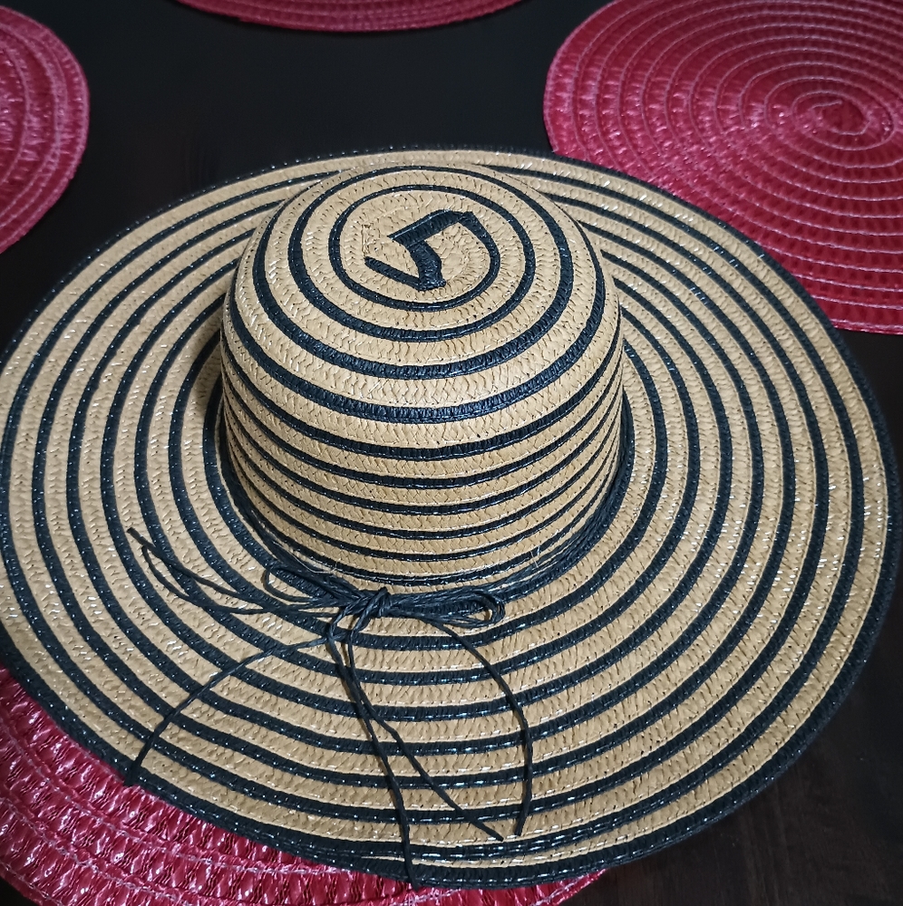 Brown & Black Floppy Hat
